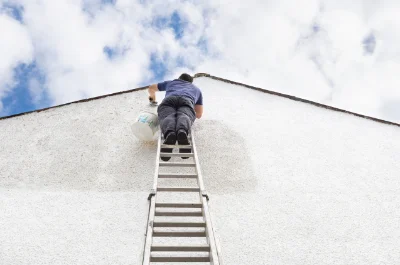 Peinture extérieure à Voutré — façades et ravalement